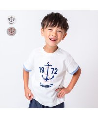 moujonjon/【子供服】 moujonjon (ムージョンジョン) アンカープリント半袖Tシャツ 80cm～140cm M32803/505934025