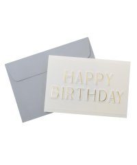 cinemacollection/[グリーティングカード]エンボスグリーティングカード HAPPY BIRTHDAY /505934255