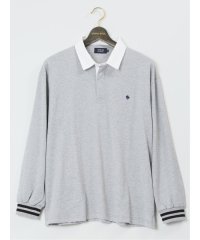 GRAND-BACK/【大きいサイズ】ポロ/POLO 裏毛 無地ラガーシャツ メンズ Tシャツ カットソー カジュアル インナー ビジネス ギフト プレゼント/505934696