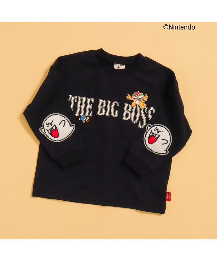 クーポン】スーパーマリオ ロゴグラフィックTシャツ(505705385