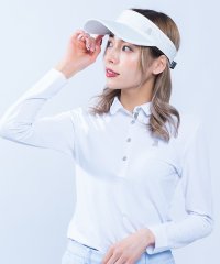 LANVIN SPORT/モノグラム柄エンボス長袖シャツ【SUNSCREEN/吸汗速乾/UV/ECO】/505806975