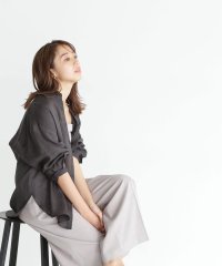 NATURAL BEAUTY BASIC/ラミーブレンドオーバーシャツ/505935434