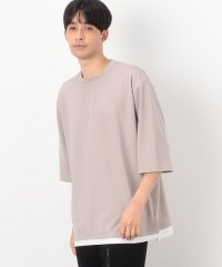 COMME CA ISM MENS/フェイクレイヤード 七分袖 Ｔシャツ/505916715