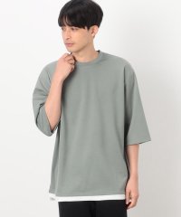 COMME CA ISM MENS/フェイクレイヤード 七分袖 Ｔシャツ/505916715