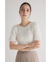 rienda/コンパクトシアーシャギーknitTOP/505935399