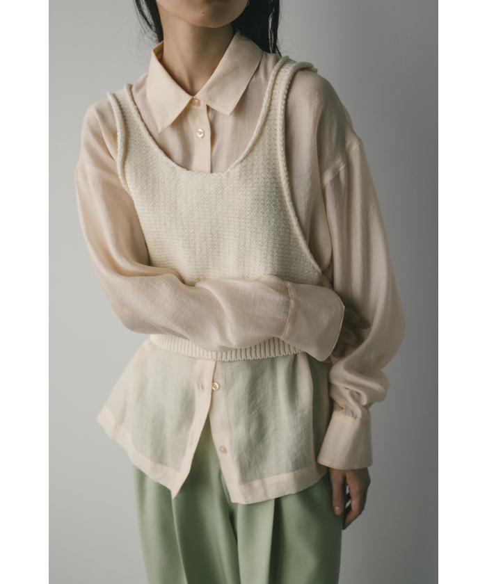 セール 30%OFF】テクスチャーシアーシャツ(505935417