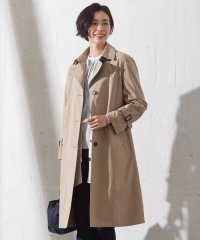 J.PRESS LADIES（LARGE SIZE）/【洗える・撥水】Reポリアーティローザ シングル トレンチコート/505851160