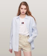 TOMMY JEANS/オーバーサイズストライプシャツ/505923157