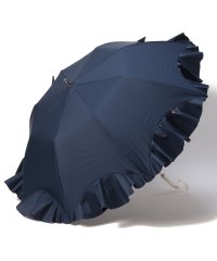 LANVIN en Bleu(umbrella)/晴雨兼用折りたたみ日傘　フレアフリル/505929090