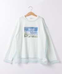 Lovetoxic/チュールレイヤードルーズ長袖Tシャツ/505931479