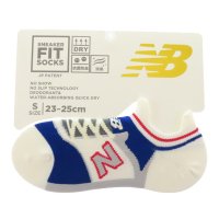 cinemacollection/ニューバランス 女性用靴下 レディーススニーカーソックス S ホワイト new balance シン NB エヌビー フレンズヒル FRIENDSHILL プレ/505934285