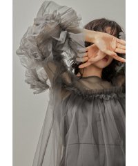 niana/ニアナ niana チュールフリルブラウス トップス ボリューム袖 結婚式 同窓会 お呼ばれ/505935851