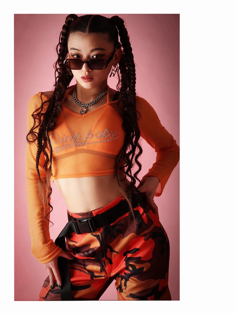 新品 ボムシェル bombshell 長袖カットソー メッシュトップス ブラ トップス