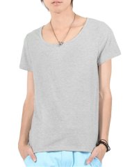 LUXSTYLE/Aegnoir(イグノア) ワイドＵネック無地Tシャツ/お兄系 メンズ Tシャツ シャツ 半袖 メンズ Tee 無地/505936215