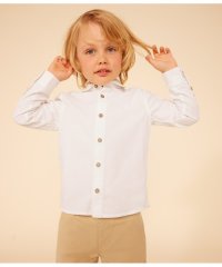 PETIT BATEAU/コットンホワイトシャツ/505936354