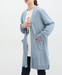 Honeys/ハニーズ Honeys 花粉対策ロングトッパーカーデ トップス カーディガン レディース 黒 長袖 羽織/505936473