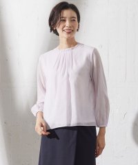 J.PRESS LADIES（LARGE SIZE）/カチオン ストライプ カットソー/505937136