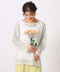 SHOO・LA・RUE Cutie Blonde/キューティーブロンド Cutie Blonde 【2点セット】ラメメッシュニット＋タンクトップ/505937143
