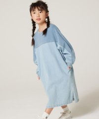 COMME CA ISM KIDS/デニム×裏毛ドッキングワンピース/505844720