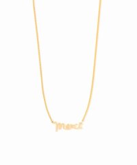 U by Spick&Span/Letterring Necklace (Merci)/505916119