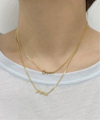 U by Spick&Span/Letterring Necklace (Bonne)/505916120