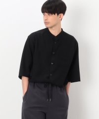 COMME CA ISM MENS/ファンクショナル バンドカラー 七分袖 シャツ/505916711