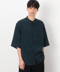 COMME CA ISM MENS/ファンクショナル バンドカラー 七分袖 シャツ/505916711