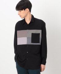 COMME CA ISM MENS/カラーブロック パッチワーク シャツ/505916712