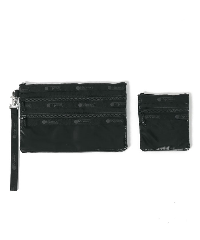 ZIP POUCH SET3ヒトリップカナリアイエロー（ポーチ