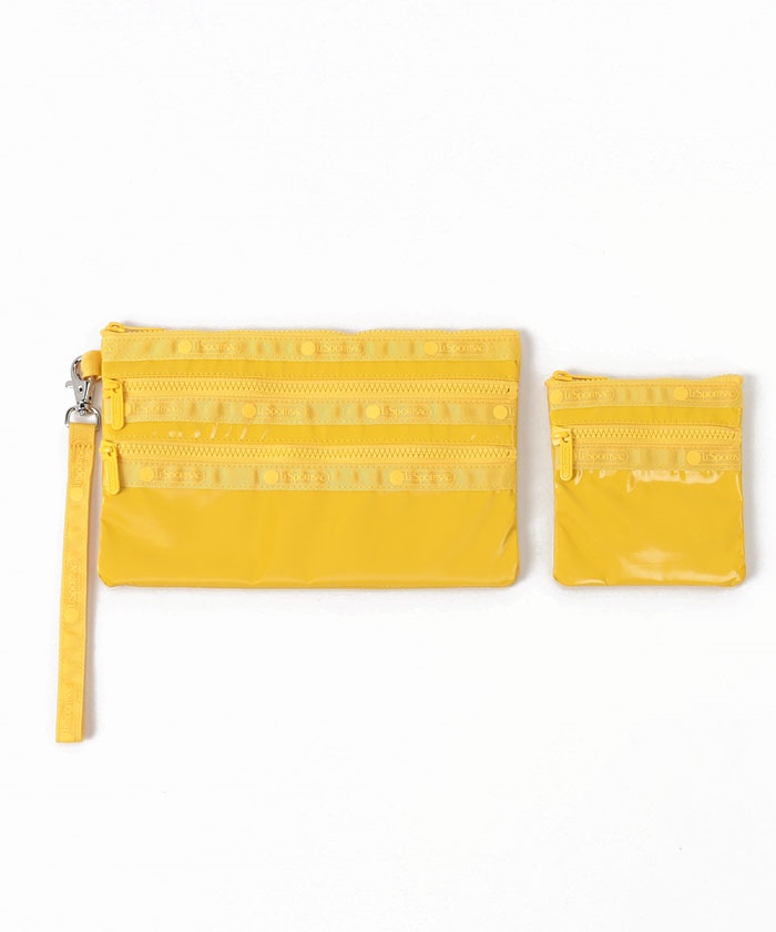ZIP POUCH SET3ヒトリップカナリアイエロー(505923293