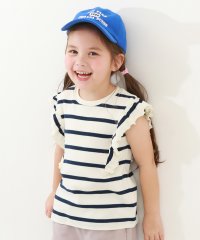 devirock/フリルフレンチスリーブ 半袖Tシャツ 子供服 キッズ ベビー 女の子 トップス 半袖Tシャツ Tシャツ /505930933