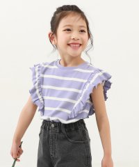 devirock/フリルフレンチスリーブ 半袖Tシャツ 子供服 キッズ ベビー 女の子 トップス 半袖Tシャツ Tシャツ /505930933