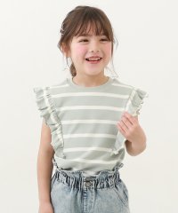 devirock/フリルフレンチスリーブ 半袖Tシャツ 子供服 キッズ ベビー 女の子 トップス 半袖Tシャツ Tシャツ /505930933