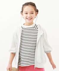 devirock/UVカット ドロップショルダーパーカー 子供服 キッズ 女の子 トップス パーカー トレーナー ジップパーカー /505930934