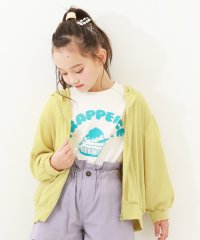 devirock/UVカット ドロップショルダーパーカー 子供服 キッズ 女の子 トップス パーカー トレーナー ジップパーカー /505930934