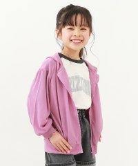 devirock/UVカット ドロップショルダーパーカー 子供服 キッズ 女の子 トップス パーカー トレーナー ジップパーカー /505930934