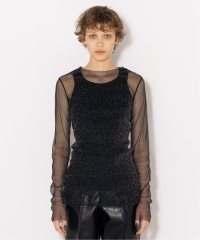 VERMEIL par iena/【TanC TOKYO/タンクトウキョウ】Sparkling Tulle Long Sleeve Top/505932378