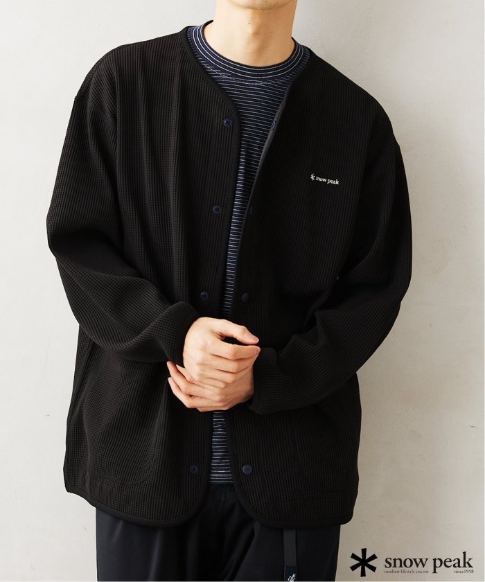 SNOWPEAK / スノーピーク】別注 ドライワッフルカーディガン SNOWPEAK / スノーピーク】別注 ドライワッフルカーディガン