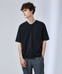 ABAHOUSE/【ストレッチドライ】キーネック 半袖Tシャツ / スキッパーシャツ/505934249