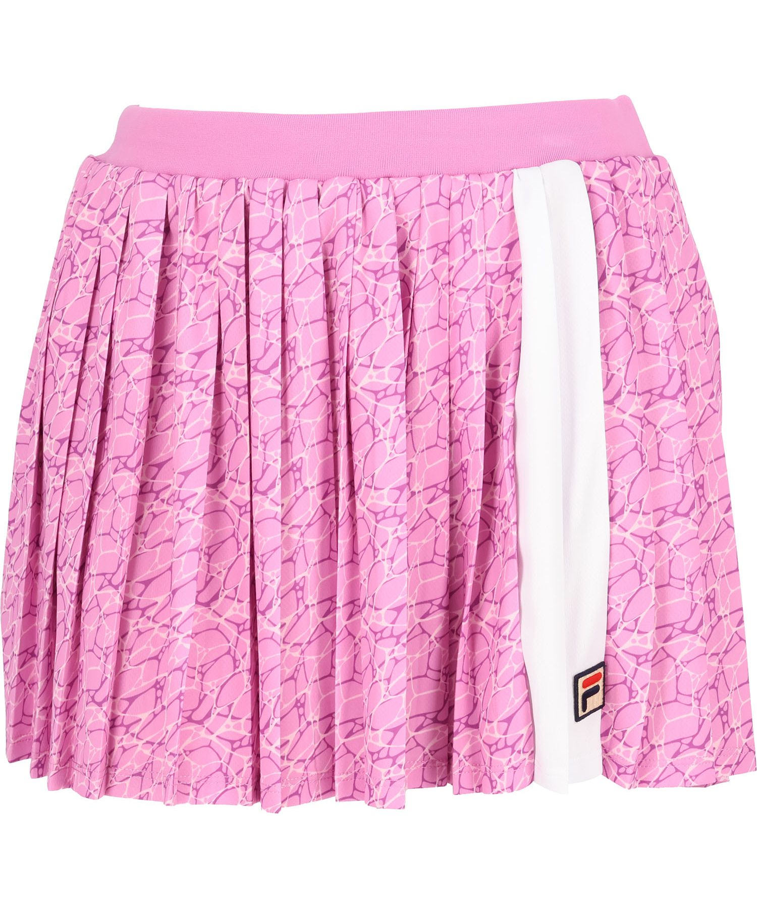 FILA メッシュパターンスカート ベージュ　Sサイズ 小さいサイズ パッチポケットスカート 低身長さん・小柄女性