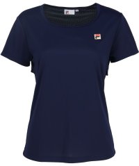 FILA（ZETT Ladies）/【テニス】無地 バックホールメッシュ　スクエアネックシャツ レディース/505934742