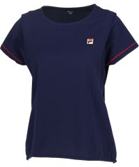 FILA（ZETT Ladies）/【テニス】サッカーストライプ ラウンドネックシャツ　レディース/505934746