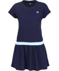 FILA（ZETT Ladies）/【テニス】サッカーストライプ ラウンドネックワンピース レディース/505934750