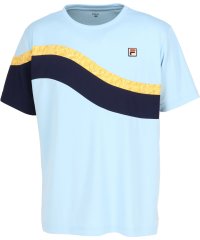 FILA（ZETT Mens）/【テニス】波間プリント バックホールメッシュ クルーネックシャツ メンズ/505934757