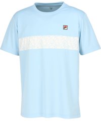 FILA（ZETT Mens）/【テニス】波間プリント バックホールメッシュ クルーネックシャツ メンズ/505934759