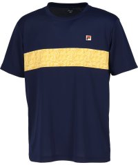 FILA（ZETT Mens）/【テニス】波間プリント バックホールメッシュ クルーネックシャツ メンズ/505934759