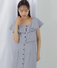 JILL by JILL STUART/リネンライククロップドブラウス　WEB限定カラー:ブルー/505937817