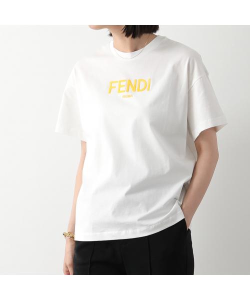 FENDI ふさわしかっ フェンディ Tシャツ・カットソー 4A 白 FENDI ふさわしかっ フェンディ Tシャツ・カットソー 4A 白