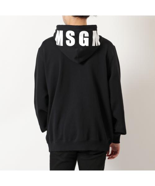 セール】MSGM プルオーバー パーカー MM535 フードロゴ(505939411 