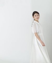 NATURAL BEAUTY BASIC/メッシュシャツワンピース/505916966